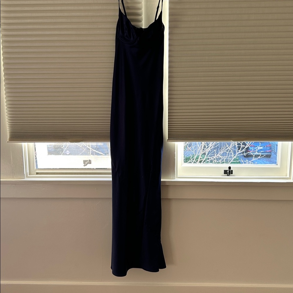 Elegant Navy Maxi Dress